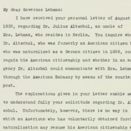 Letter: 1935 August 31