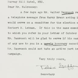 Letter: 1946 October 17