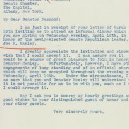 Letter: 1939 March 31