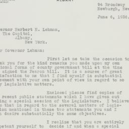 Letter: 1936 June 6