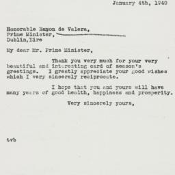 Letter: 1940 January 4