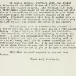 Letter: 1948 February 11