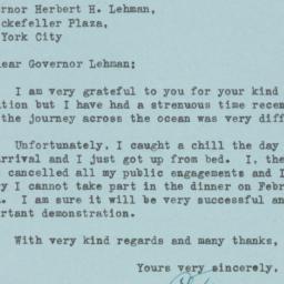 Letter: 1948 February 11