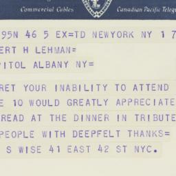 Telegram: 1942 June 1
