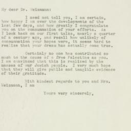 Letter: 1947 December 1