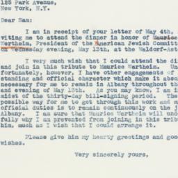 Letter: 1942 May 7