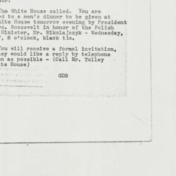 Memorandum: 1944 June 6