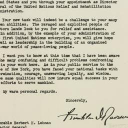 Letter: 1943 December 7