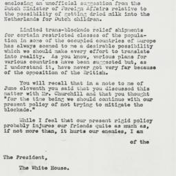 Letter: 1943 August 6