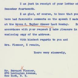 Letter: 1939 December 15