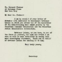 Letter: 1932 November 19