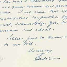 Letter: 1958 November 21