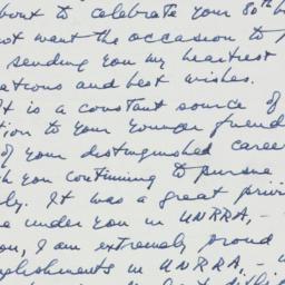 Letter: 1958 March 23