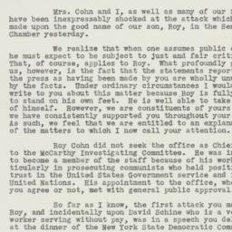 Letter: 1953 July 21