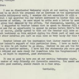 Letter: 1956 March 15