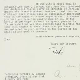 Letter: 1942 November 23