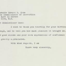 Letter: 1958 April 15