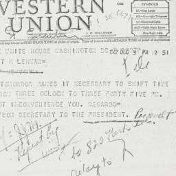 Telegram: 1942 December 3