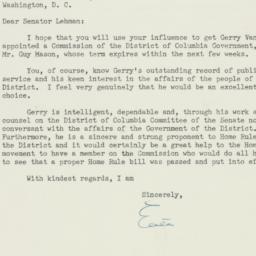 Letter: 1950 December 6