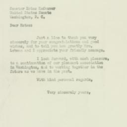 Letter: 1950 November 15