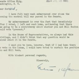 Letter: 1951 July 16