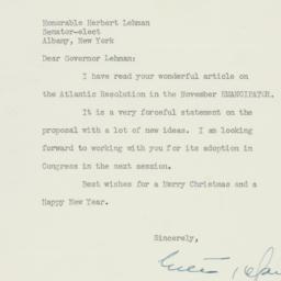 Letter: 1949 December 22