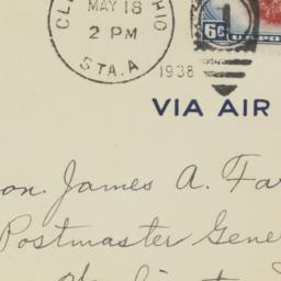 Envelope: 1938 May 18