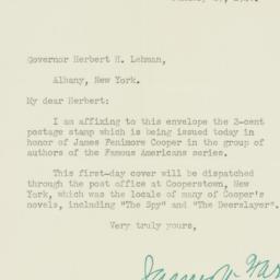Letter: 1940 January 29