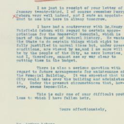 Letter: 1933 January 25
