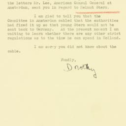 Letter: 1939 September 29