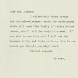 Ephemera: 1950 February 21