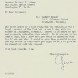 Letter: 1952 June 30