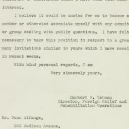 Letter: 1943 January 1