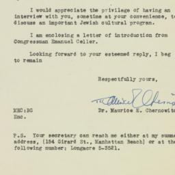 Letter: 1946 August 23