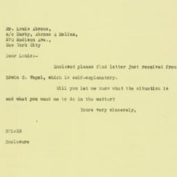 Letter: 1925 September 15
