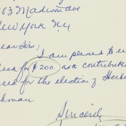 Letter: 1949 October 28