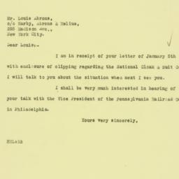 Letter: 1926 January 8