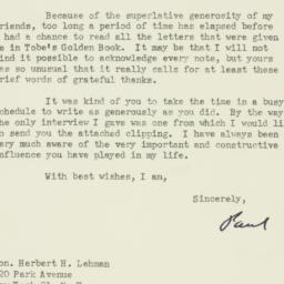 Letter: 1959 February 17