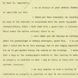 Letter: 1926 March 12