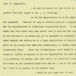 Letter: 1925 October 16