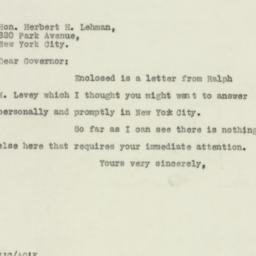 Letter: 1930 January 17
