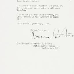 Letter: 1950 December 20