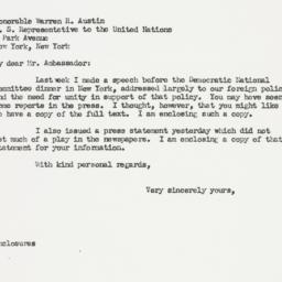 Letter: 1950 December 18