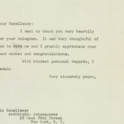 Letter: 1948 October 5