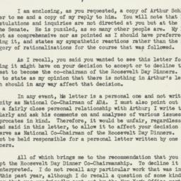 Memorandum: 1954 August 25