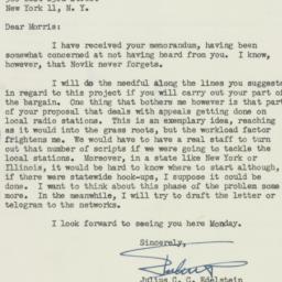Letter: 1953 March 6