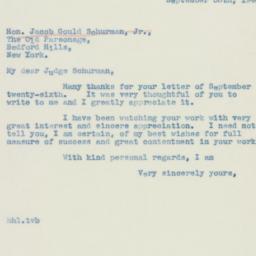 Letter: 1940 September 30