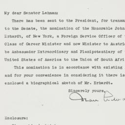 Letter: 1950 May 2
