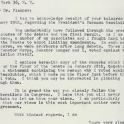 Letter: 1955 January 31