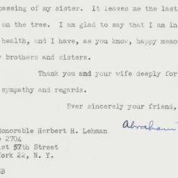 Letter: 1957 April 29